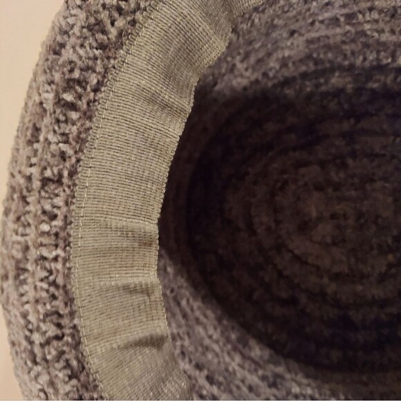 London Fog Woven Knit Bowler Hat Moss Green Size M Vintage - Picture 8 of 13